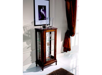 Design Miwwelen Italienesch Braun Vitrine Holz Luxus Schiefen Klassesch Anriichter