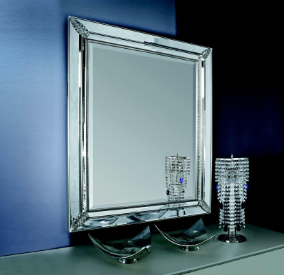 Klassesche Wandspigel Holzrahmen Antik Stil Spigel Barock Italienesch Miwwelen Nei