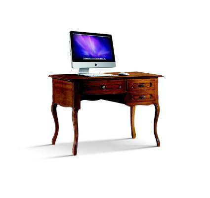 Luxus Schreifdësch Italienesch Klassesch Holz Miwwelen Bürosmiwwelen Stil