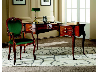 Italienesch klassesch Holzmëbel Luxus Sëtz Bürosmiwwel Stil Barock.
