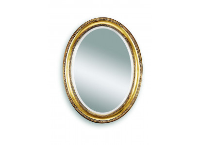 Medusa Oval Spigel Buedzëmmer Design Ronne Mauer Spigel Rond Barock Rokoko Holzrahmen