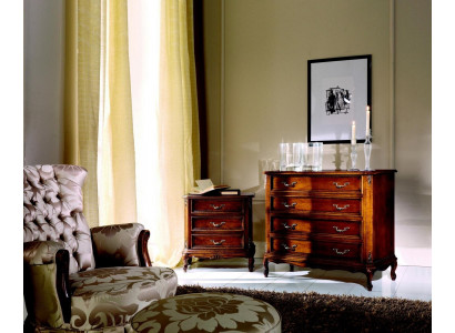Design Miwwel Stil Barock Kleng Kommode Brong Luxus Holz Italienesch