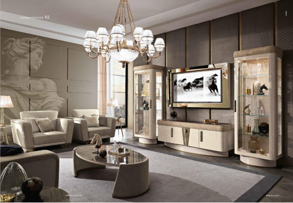 Canapé Dësch Dësch Asazdësch Design Wunnzëmmer Holz Kaffi Canapé Italieneschen
