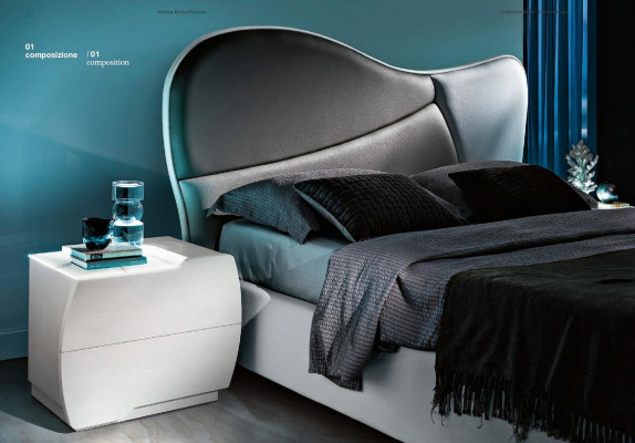 Luxus Duebel Bettgestelle Bett Wäiss Duebelbett Lieder Holz Modern Design Neit
