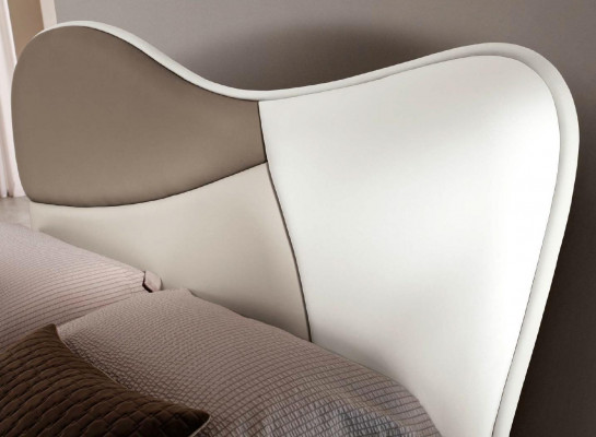 Luxus Duebel Bettgestelle Bett Wäiss Duebelbett Lieder Holz Modern Design Neit