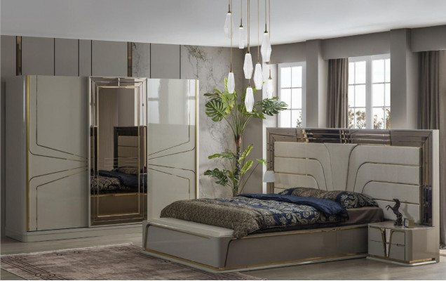 Luxus Kleederschaf Holzkast Schaf Schlofkummer Schief Beige