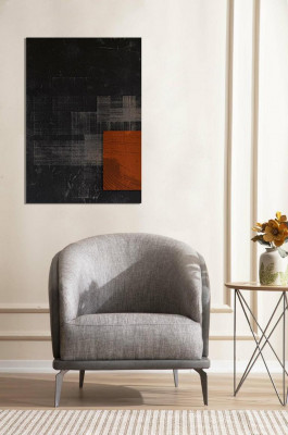 Ecksofa Sofa 3-Sëtz Grey Fotell Wohnzimmer Miwwelen Luxus Design