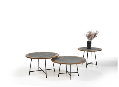 Couchtischen Design Dëscher Wunnzëmmerdësch 3 tlg. Bäistelltësch Luxus Dësch