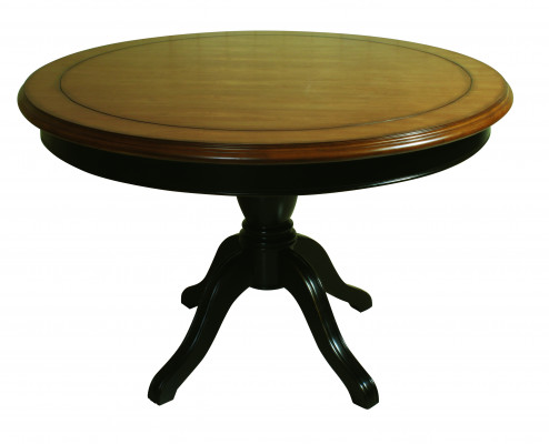 Iesszëmmerdësch ronn 122 cm Massiv Holz Iessdësch Kicheldësch Dësch Echt Holz Nei