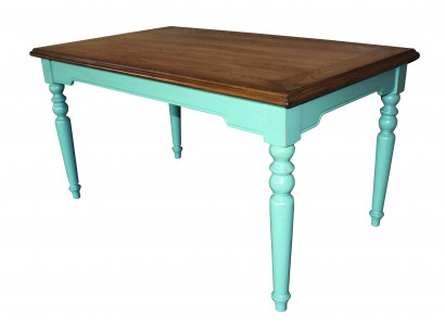 Iessdësch Dësch Grupp Iesszëmmer Wunnzëmmer Garnitur Holz Design Dëscher 150cm nei