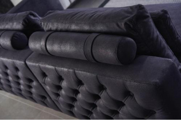 Soffagarnitur 4 3 1 Textil Designer 2x Couchtisch Soffa Couch Polster 5tlg.