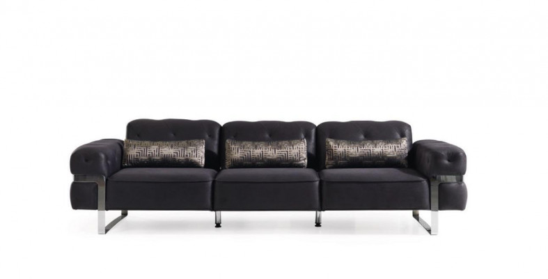 Sofasaz Set 431 Sëtz 3x Dëscher Dësch Couche Garnitur Design Dëscher 6-Deeler.