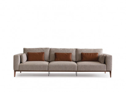 Wunnzëmmer Sofagarnitur 4+3 Set Design Sofa Polster Modern Nei Luxus