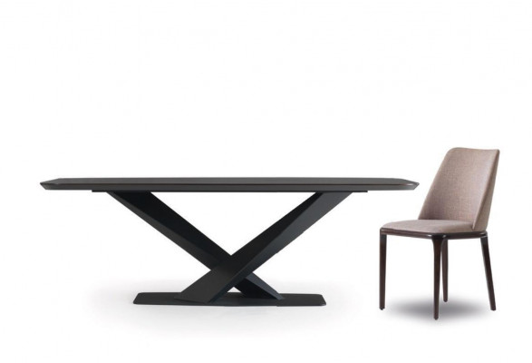 Luxus Iessdësch Design Dësch Iesszëmmer Dëscher Metall Design Miwwelen Nei