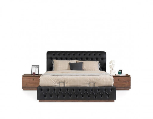 Bett Kleederschaf 2x Nuetsdësch Luxus Schlofkummer Polsterdesign nei