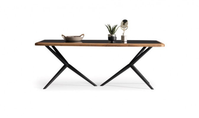 Iesszëmmer Set Dësch 4x Still Kommode Spigel 7-deel Grupp Iesse Garnitur