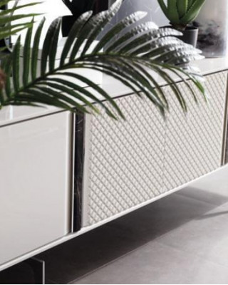 Moderne Wunnzëmmer Spigel Kommode Schaf Edel Design Luxus nei Gro 2tlg.