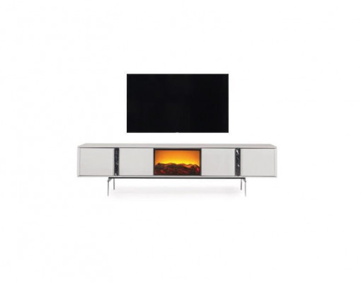 Säitebord mat Kamäin TV Fernsehstänner Miwwelen Luxus Lowboard 240cm