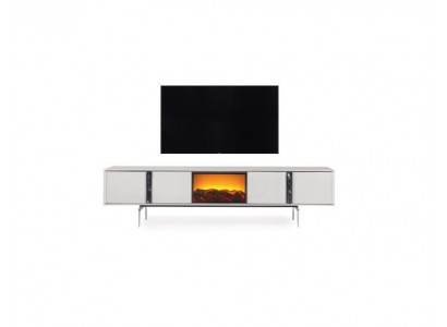 Säitebord mat Kamäin TV Fernsehstänner Miwwelen Luxus Lowboard 240cm