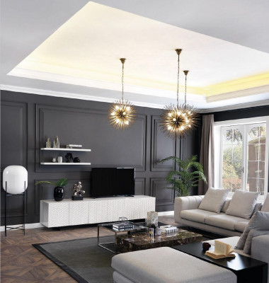 Luxus-Sideboard fir Fernseher TV Fernsehschaf Wohnzimmer Schiefen