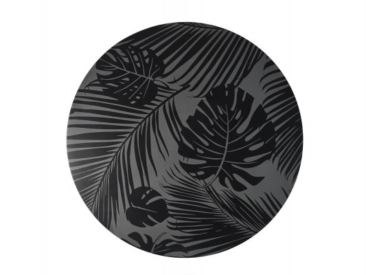 Dësch Wunnzëmmerdësch Ronn Couchtisch Niewendësch Kaffisdësch Schwaarz