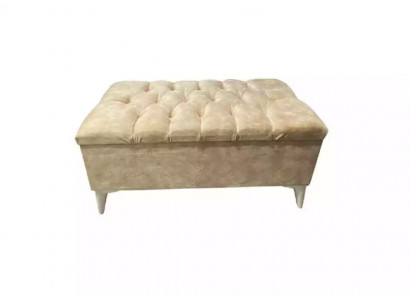 Design Hocker Design Gepolsterten Fousshocker Ottoman Sëtz Textil Chaise Lounge