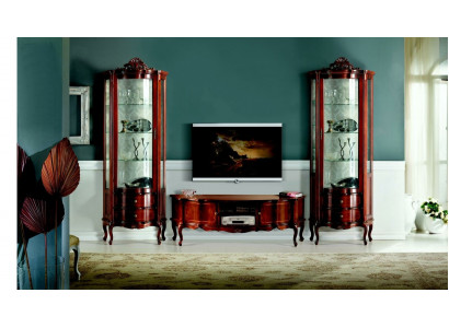 Italienesch Luxus Stil Wunnzëmmer Miwwel Vitrine Schaf Barock Rokoko Stil Set Design