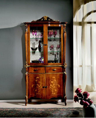 Miwwelen Klassesche Stil Vitrine Wunnzëmmer Schief Luxus Design Italienesch Miwwelen Nei