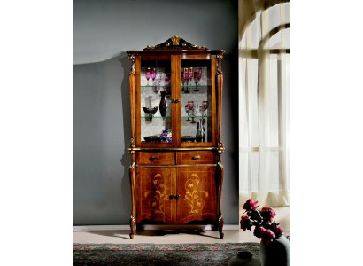 Miwwelen Klassesche Stil Vitrine Wunnzëmmer Schief Luxus Design Italienesch Miwwelen Nei