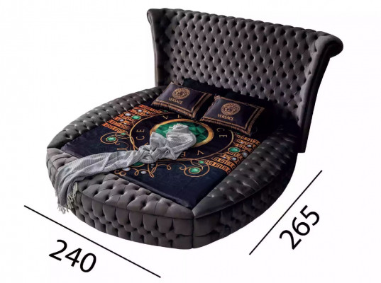 Bett Chesterfield Gepolstert Bett Luxus Schlofkummer Design Better Textil Samt Nei