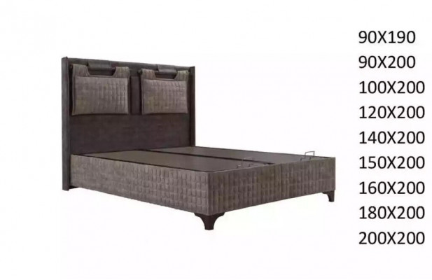 Boxspring Better Polsterbett Design Hotel Duebelbett Luxus Design 200x200cm