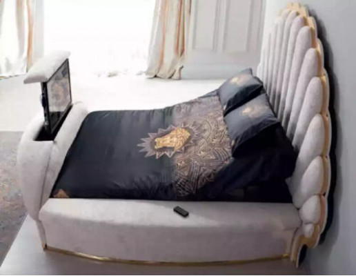 Kinnekräich Bett Luxus Betten Miwwelen Schlofkummer 200x200 Ariichtung