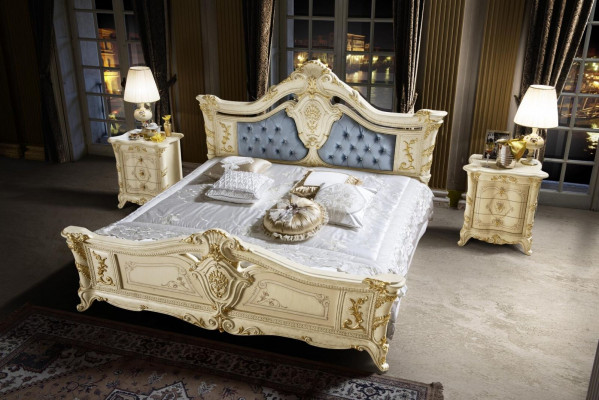 Miwweldesign Miwwelen Italien Bett Miwwelen Duebelbett Naturholz Schlofkummer