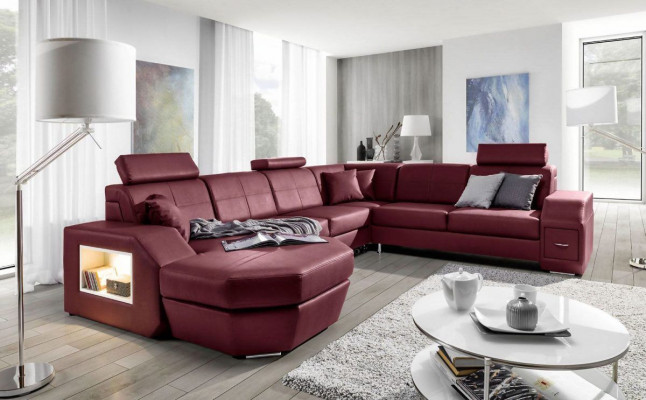 Edel Design Polster Eck Couch Garnitur Wunnlandschaft Sofas Couchen Sëtz
