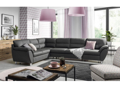 Wunnlandschaft Schlofssofa U-Form Stoff Textil Sofa Canapé Polster Eck