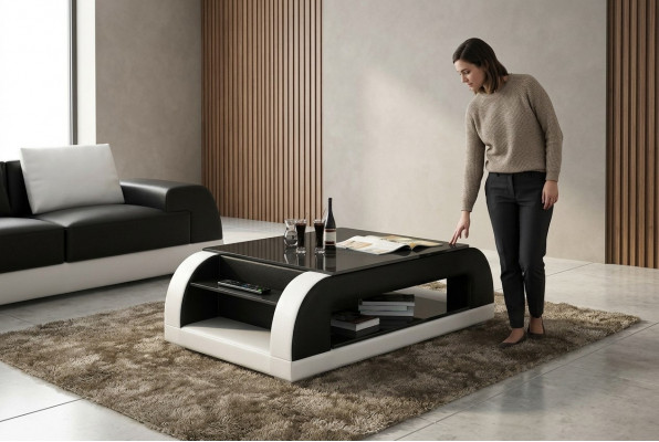 Couchtisch Dësch Couchtischnen Glastisch Designer Bäistelltisch CT9012