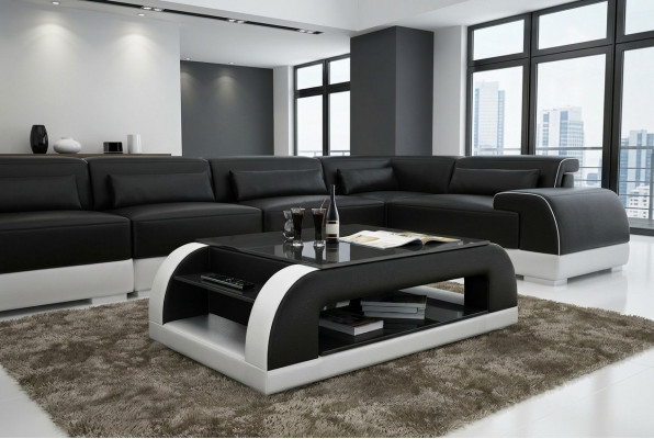 Couchtisch Dësch Couchtischnen Glastisch Designer Bäistelltisch CT9012