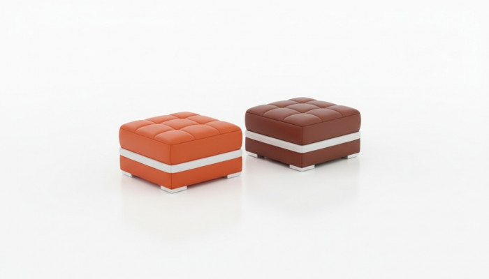 Design gepolsterten Hocker Fousshocker Ottomane Sëtz Gepolstert Pufa FT002
