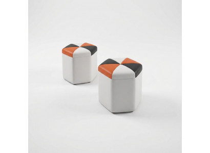 Design gepolsterten Pouf Hocker Ottomane Sëtz Chaise FT004