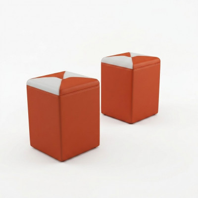 Design Këssen Hocker Fousshocker Ottoman Sëtz Chaise Gepolstert FT006