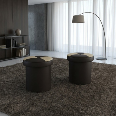 Design Polster Hocker Foussquad Ottomane Sëtz Chaise Gepolstert FT008