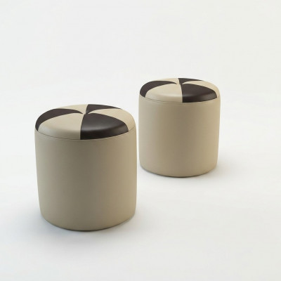 Design Këssen Hocker Fouss-Schemel Ottomane Sëtz Chaise Gepolstert Pufa FT009