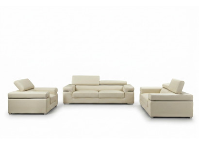 Sofa Canapé Polster 3-Sëtzer Lieder Sofaen Canapéen Sëtz Garnituren Design