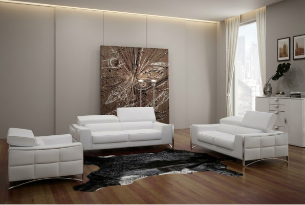 Sofa Couch Polster XXL Grouss 3-Sëtzer (ouni 2+1) Sofen Lieder Sëtz Design