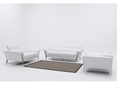 3-Sëtzer (ouni 2+1) Canapé Couch Polster XXL Grouss Sofas Lieder Sëtz Design