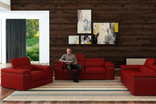Sofa Këssen Couch Sëtz 3 Sëtzer XXL Grouss Sofas Couchen Lieder 3 Sëtzplaz Nei