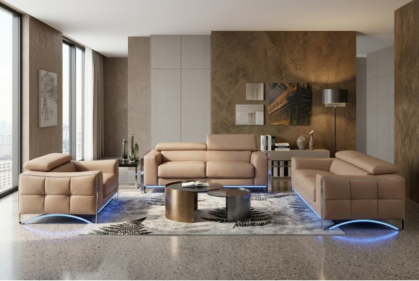 Sofagarnitur Lieder Sofa Set 3+2 (ouni Fotell) Canapé Sëtz Këssen Garnitur 1504