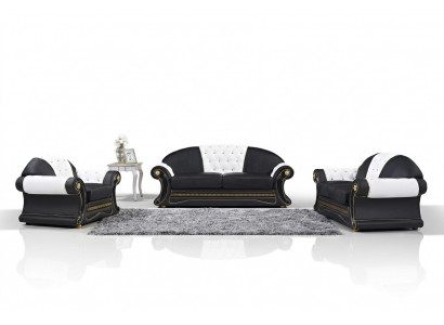 Couch Wunnlandschaft Garnitur Design Modern Canapé 6020 3+2 Plaz Canapéen