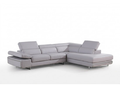 Eckcouch multifunktional Couch Medien TV Sofa Couch Ledercouch Wohnlandschaft