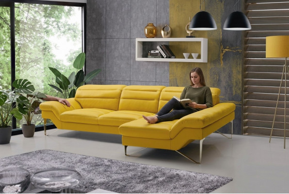 Designer Multifunktiounscouch Sofa Ecksofa Polstersëtz Lieder Garnitur Nei